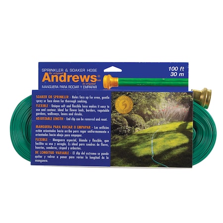 Am Andrews Andrews 1 in. D X 100 ft. L Medium Duty Sprinkler/Soaker Hose 10-12349
